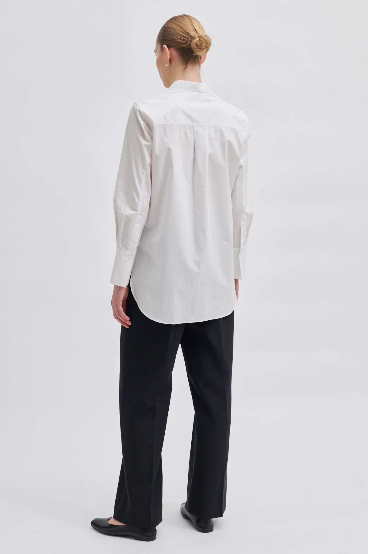 Larkin Classic skjorte - White Alyssum